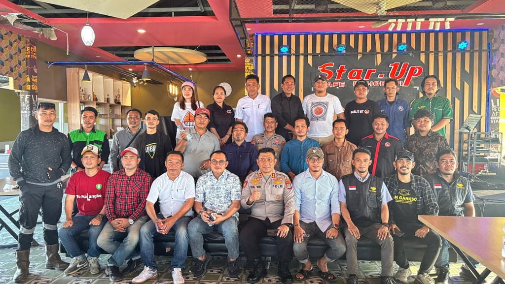 Gandeng Tim GANKSO, Kapolres Morowali Bahas Keamanan Bersama Yopi Sabara